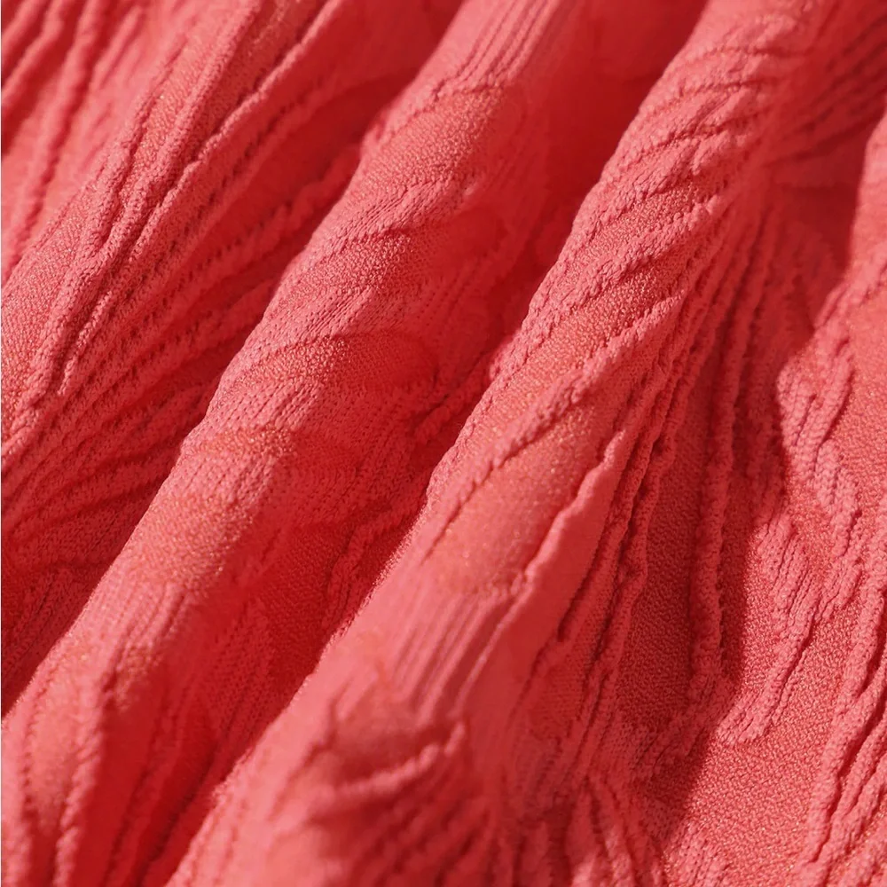 Berlook Red Jacquard Bikini Bottom ONLY 27 - Picture 10 of 11